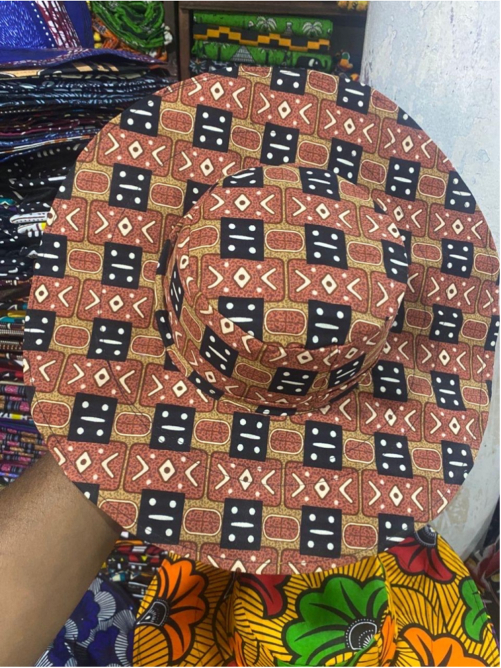 Ankara Wax Print Bucket Hat | Handmade African Fabric Summer Headwear